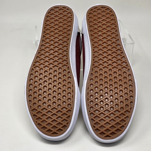 VANS Old Skool Canvas/Suede Fired Brick Skate Shoe Classic Men 9.5 Women 11 New - Picture 6 of 9